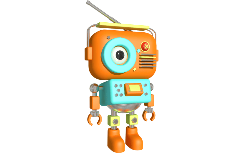 元素卡通3D机器人