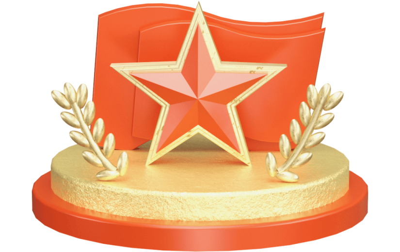 3D立体元素 党建展台