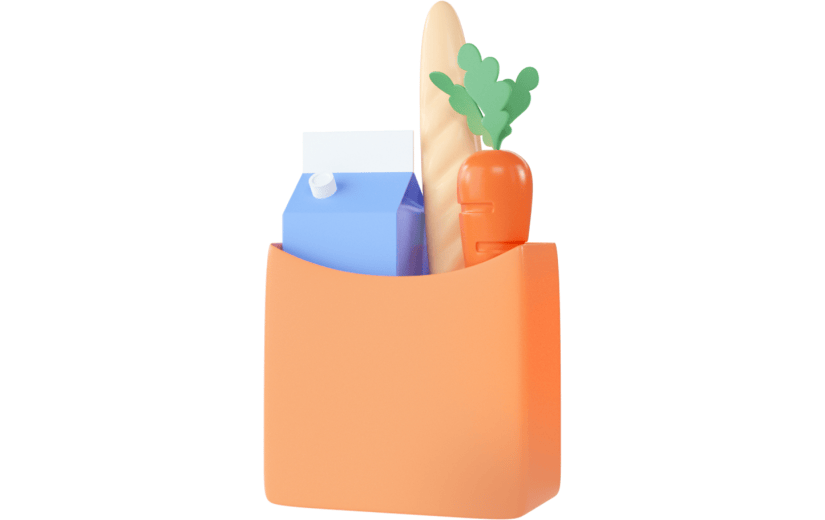 创意3d立体创意美食元素
