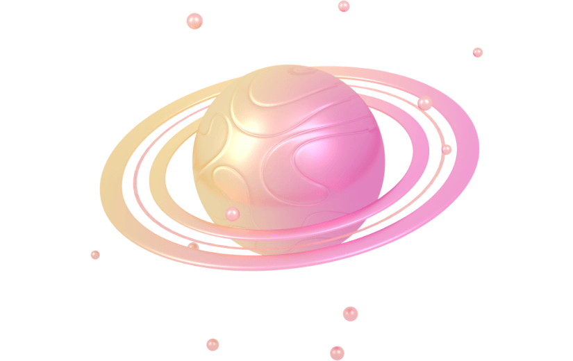 3d创意球体装饰星球元素