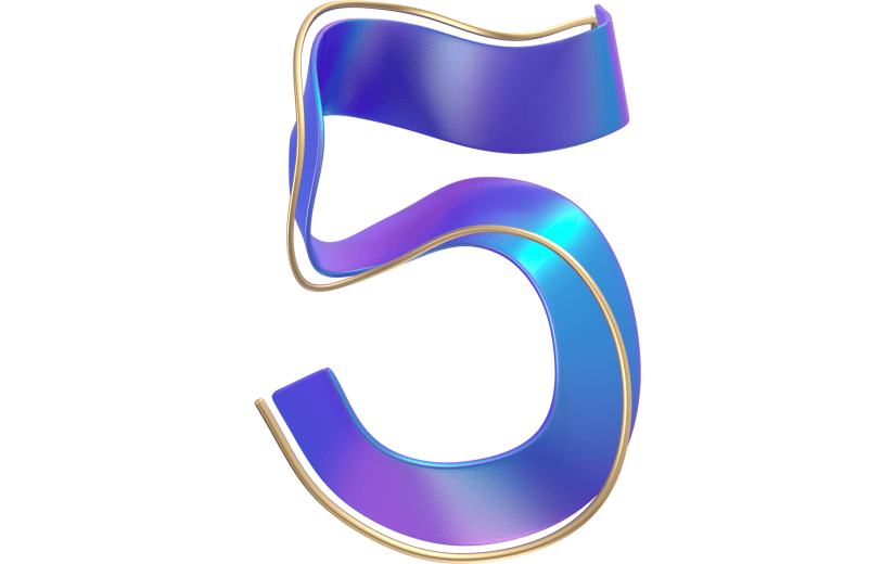 元素卡通3D数字