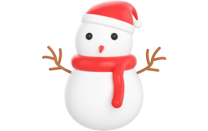 元素3D卡通雪人