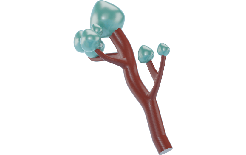 C4D绿色清新树枝3D元素