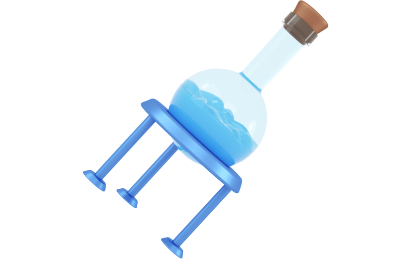 创意3d立体创意化学仪器元素