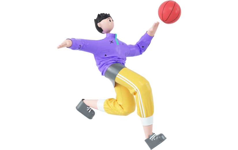 创意3d立体创意潮流人物元素