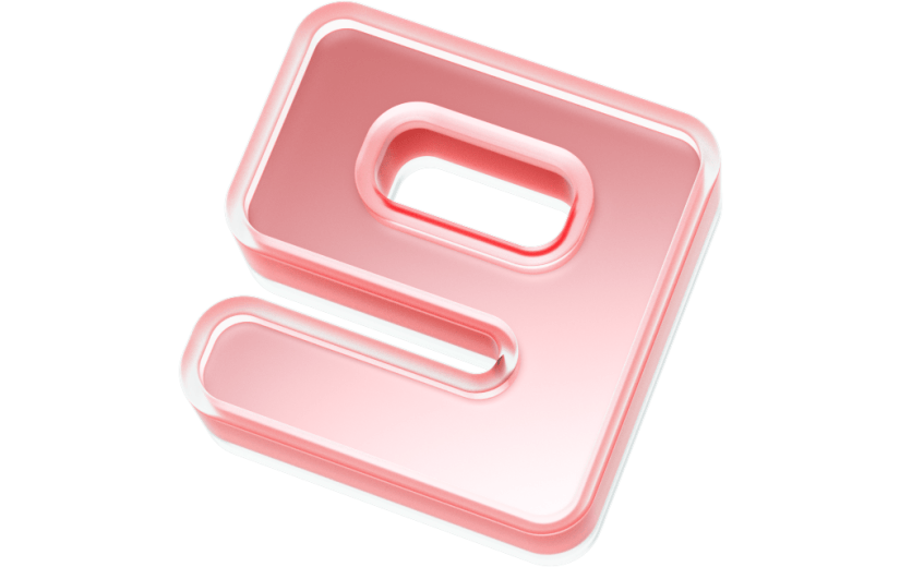 元素C4D创意粉色渐变倒计时数字9