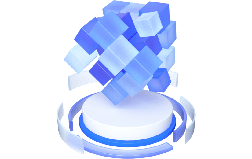 元素卡通3D科技元素