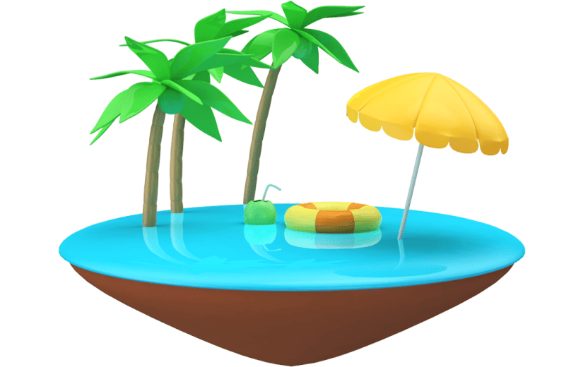 元素3D立体海洋风景场景