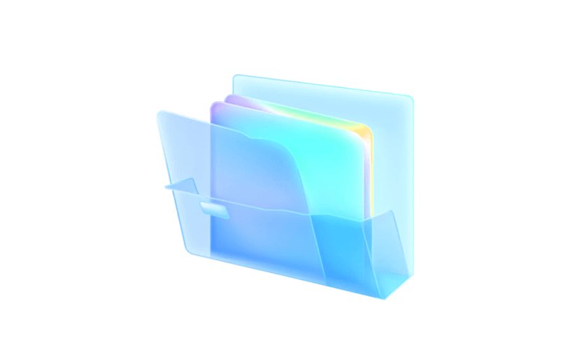 3D风格科技文件夹文件宣传3D元素