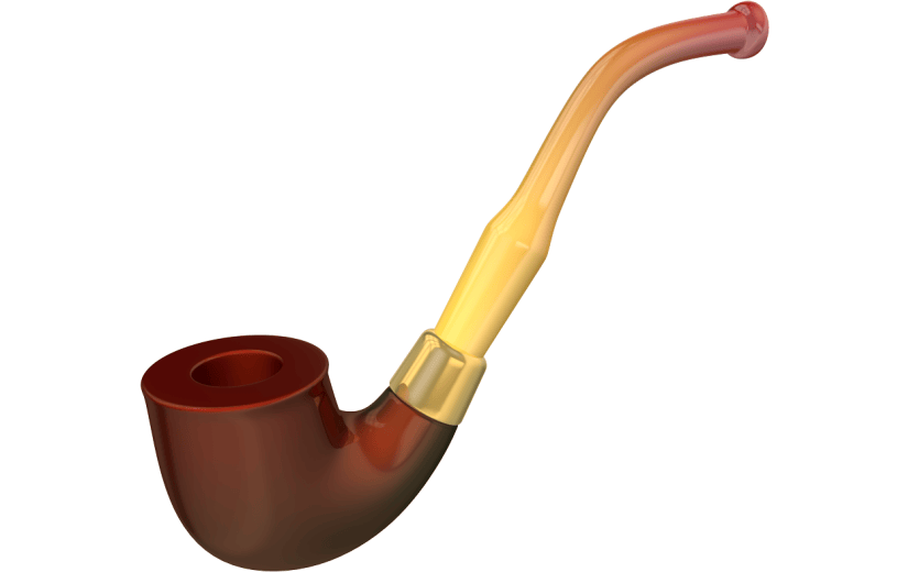 元素卡通3D父亲节烟斗