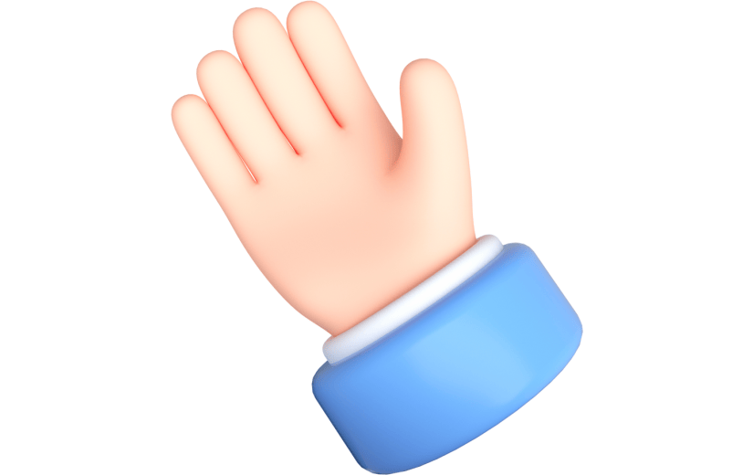 元素卡通3D手势
