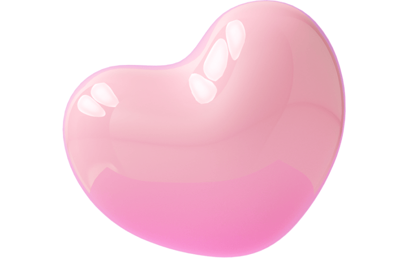 元素C4D立体粉色卡通爱心
