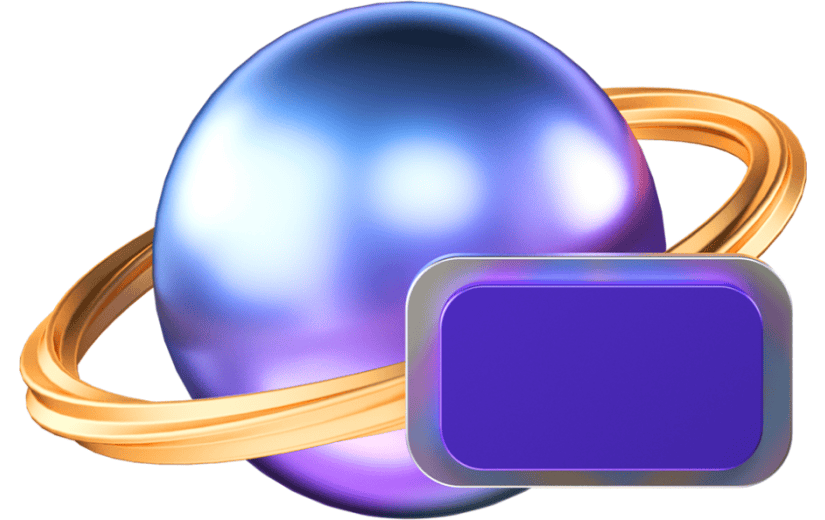 创意3d立体创意星球元素