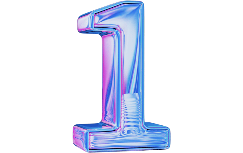 C4D梦幻数字元素1