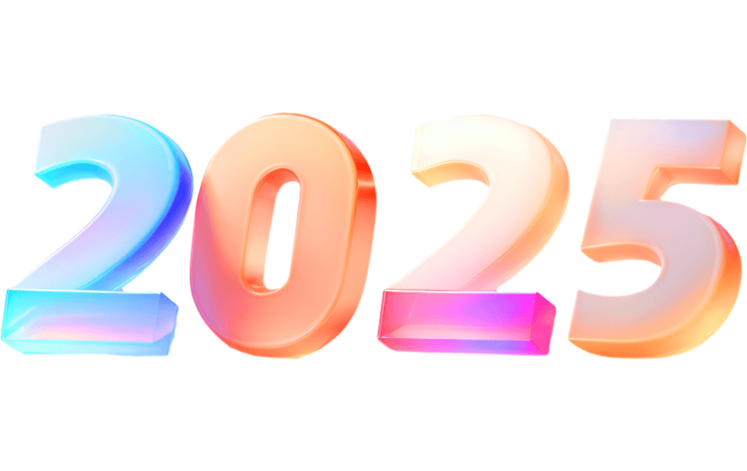 2025玻璃材质清透3D艺术字