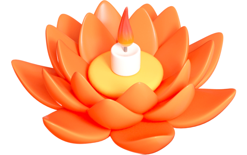 元素卡通3D花灯