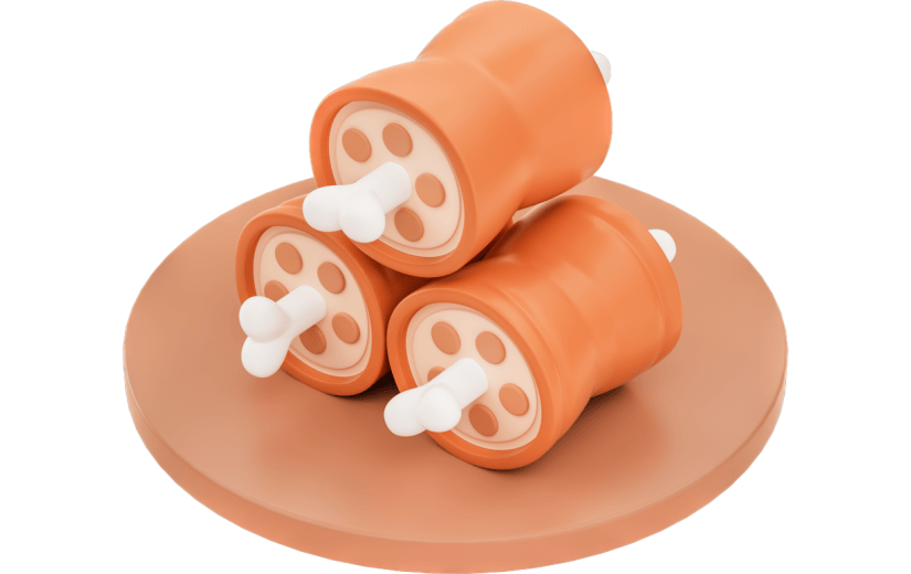 元素 C4D3D立体火鸡腿