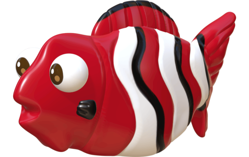 3D立体小丑鱼