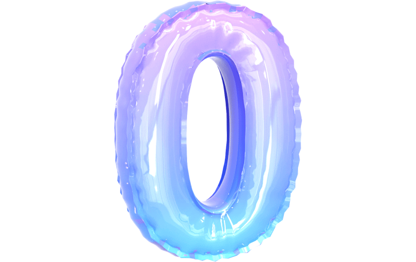 元素3D 数字0倒计时