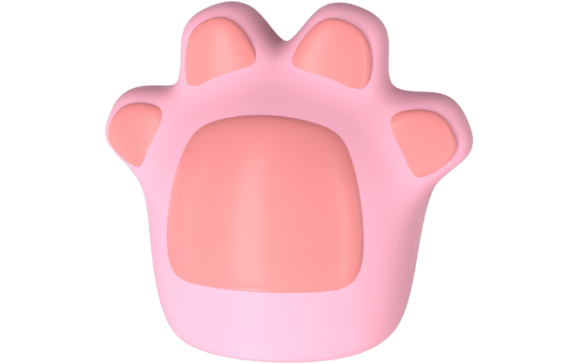 元素3D卡通猫爪子