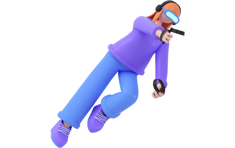 创意3d立体创意玩VR元素