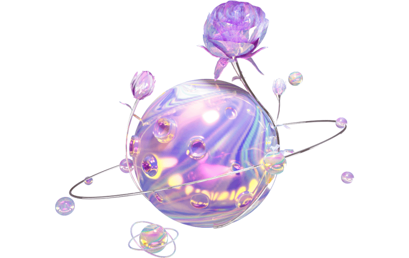 元素3D玫瑰星球