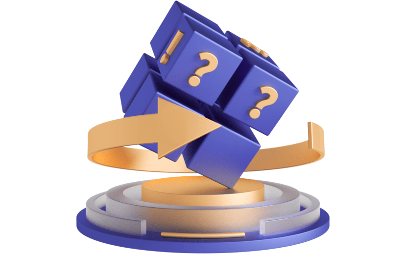 元素C4D立体蓝色创意磨砂科技金融几何模型