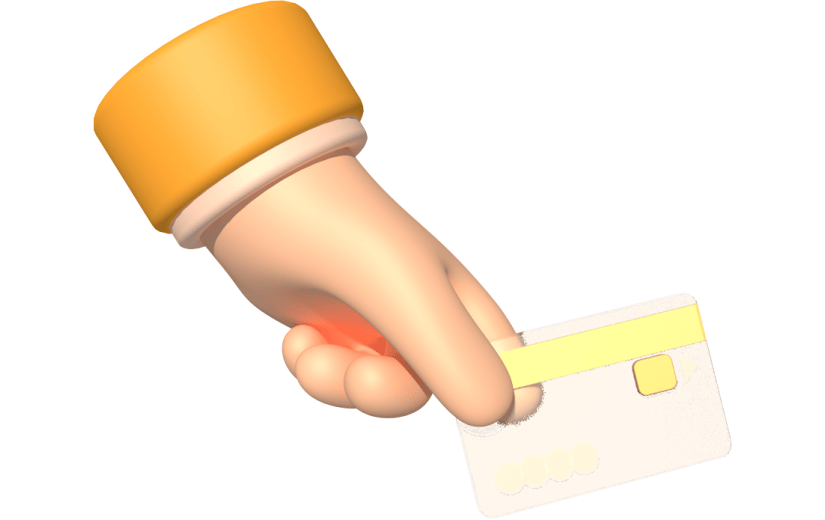 元素卡通3D磨砂信用卡