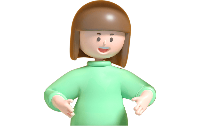 C4D女孩女童3D元素