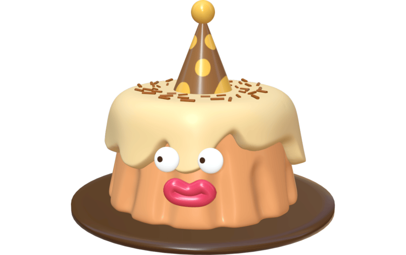 3D立体搞怪表情蛋糕