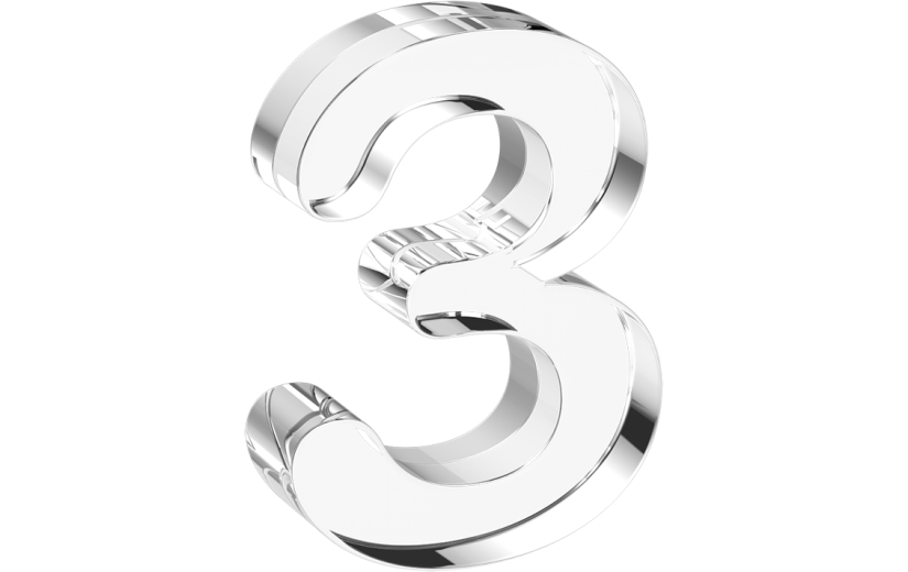 水晶3d立体数字3字母系列透明元素