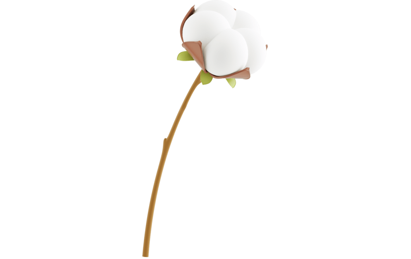 元素C4D立体白色简约棉花