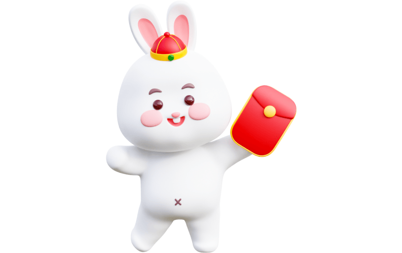 元素3D卡通兔子