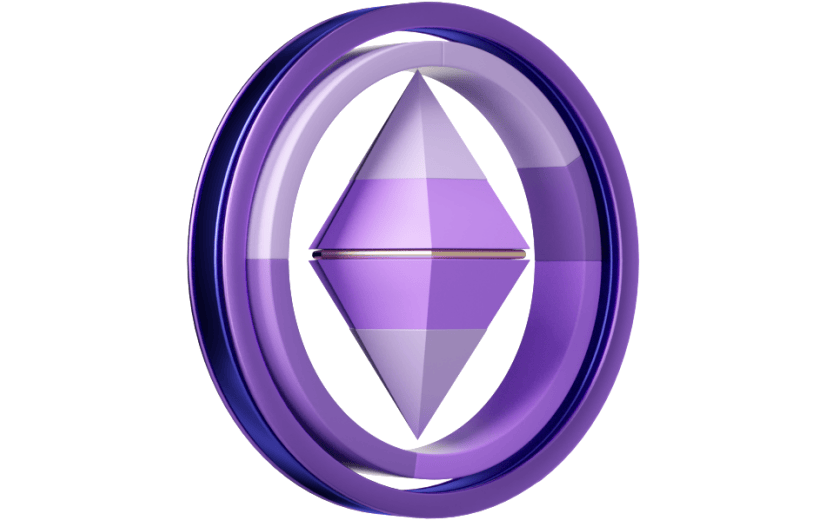 元素几何元素梦幻金属紫色系