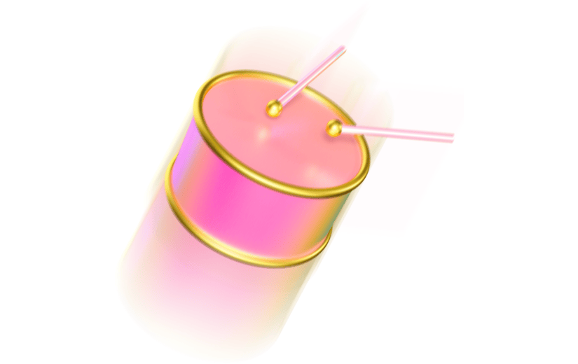 3D元素运动乐器动感模糊