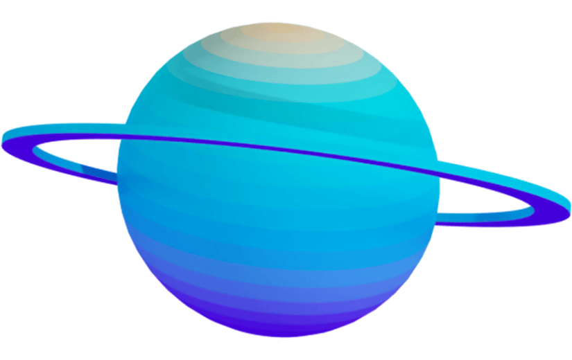 C4D创意宇宙太空3D元素蓝色星球3D渲染