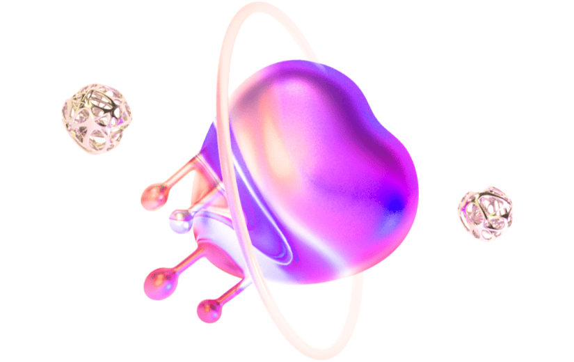 创意3d立体创意爱心元素