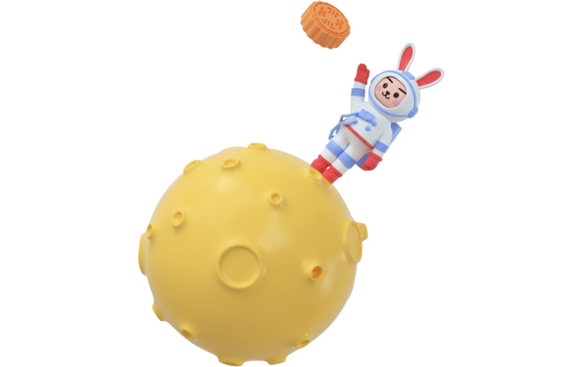 创意3d立体创意机器兔元素