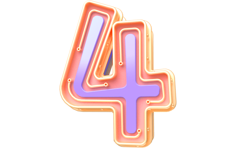 元素卡通3D炫彩数字倒计时