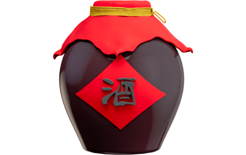 3D元素酒坛