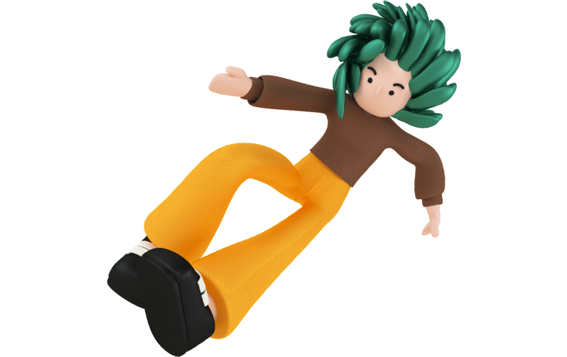 创意3d立体创意流行人物元素