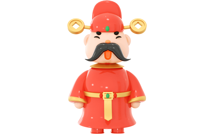 元素3D 财神爷