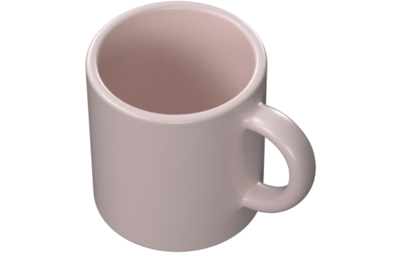 C4D现代简约餐具杯子