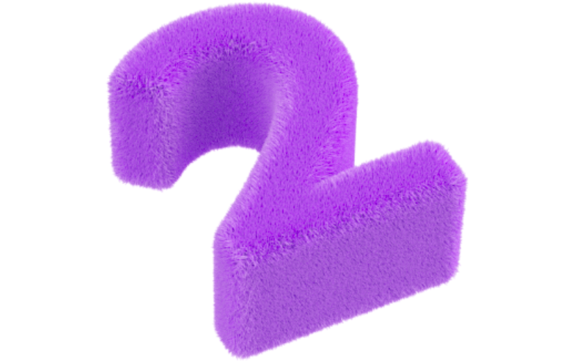 c4d毛绒数字3D元素渲染2
