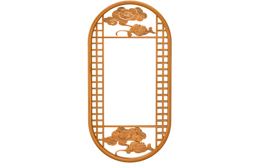 元素3D国潮中式窗户