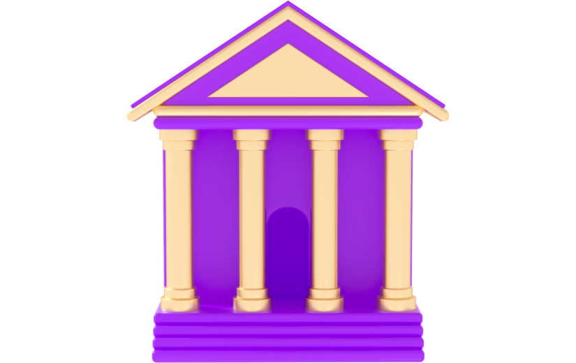 3d创意卡通银行金融图标