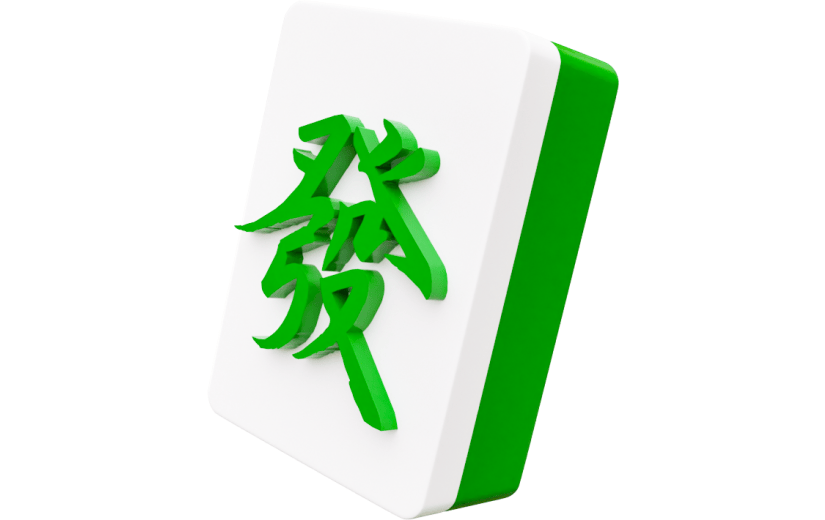 元素3D卡通发财麻将