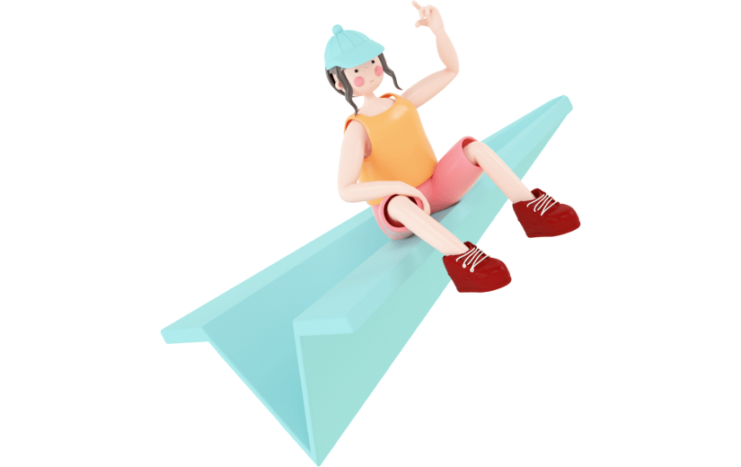 创意3d立体创意学生元素