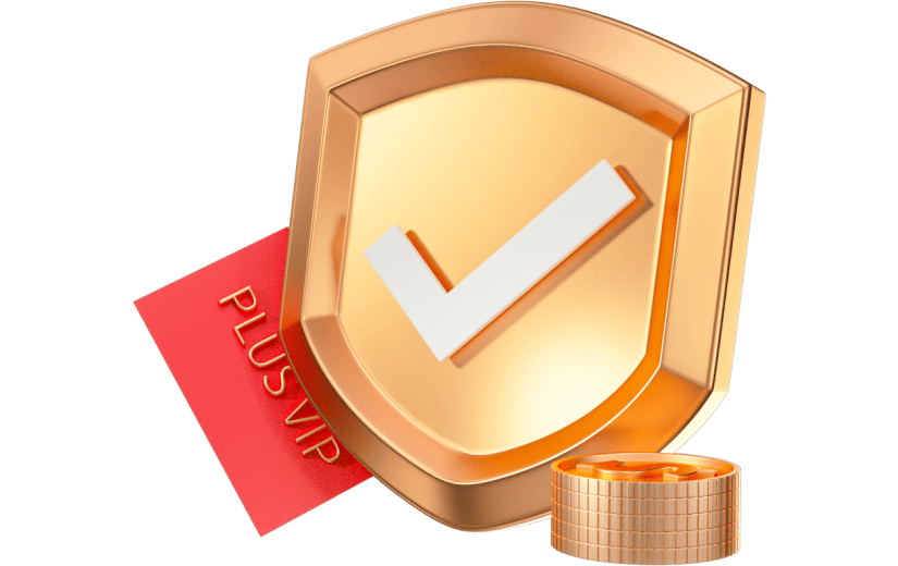 3D元素金融支付盾牌vip