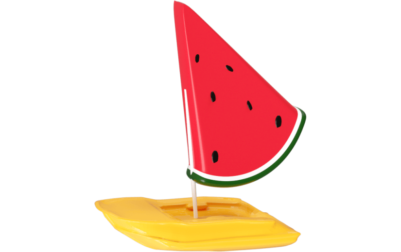 元素3D夏季元素西瓜帆船